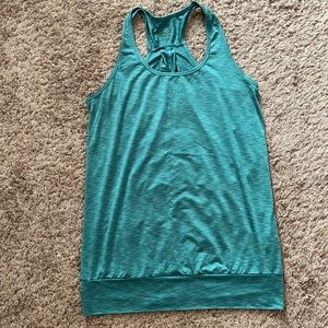 Champion Green Fitness Racerback Tank Size Small